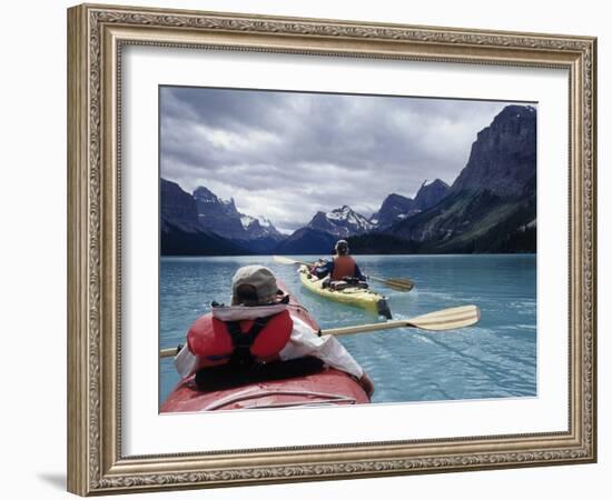 Maligne Lake Banff National Park Alberta Canada-null-Framed Photographic Print