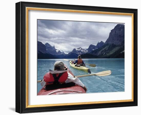 Maligne Lake Banff National Park Alberta Canada-null-Framed Photographic Print