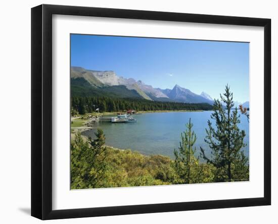 Maligne Lake, Jasper National Park, Rocky Mountains, Alberta, Canada-Hans Peter Merten-Framed Photographic Print