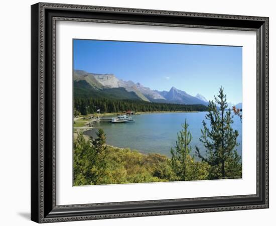 Maligne Lake, Jasper National Park, Rocky Mountains, Alberta, Canada-Hans Peter Merten-Framed Photographic Print