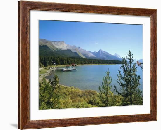 Maligne Lake, Jasper National Park, Rocky Mountains, Alberta, Canada-Hans Peter Merten-Framed Photographic Print