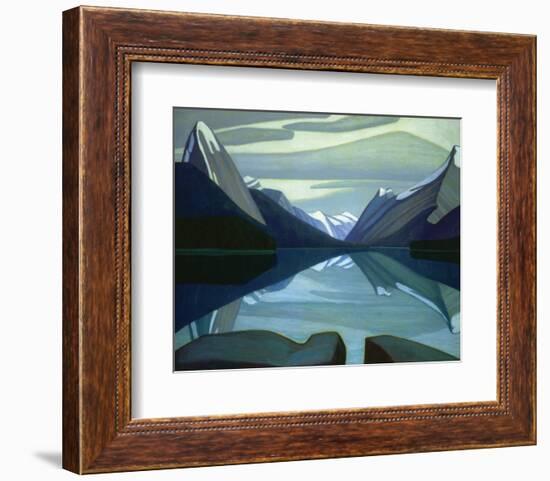 Maligne Lake, Jasper Park-Lawren S^ Harris-Framed Premium Giclee Print