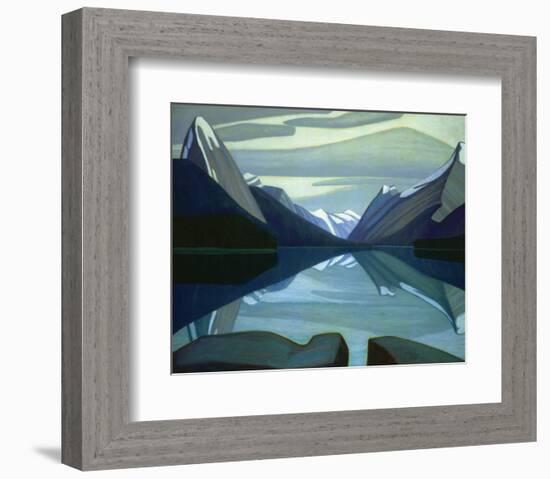 Maligne Lake, Jasper Park-Lawren S^ Harris-Framed Premium Giclee Print