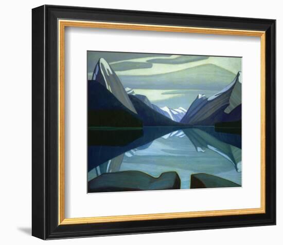 Maligne Lake, Jasper Park-Lawren S^ Harris-Framed Premium Giclee Print