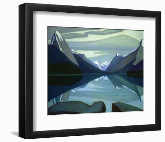 Maligne Lake, Jasper Park-Lawren S^ Harris-Framed Premium Giclee Print