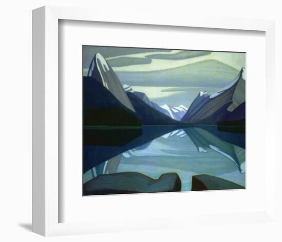 Maligne Lake, Jasper Park-Lawren S^ Harris-Framed Premium Giclee Print