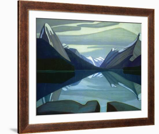 Maligne Lake, Jasper Park-Lawren S^ Harris-Framed Premium Giclee Print