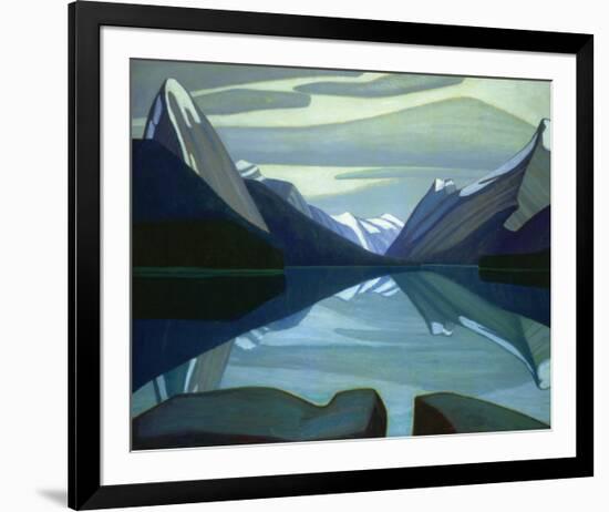 Maligne Lake, Jasper Park-Lawren S^ Harris-Framed Premium Giclee Print