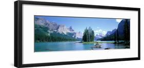 Maligne Lake Near Jasper, Alberta, Canada-null-Framed Photographic Print