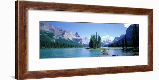Maligne Lake Near Jasper, Alberta, Canada-null-Framed Photographic Print