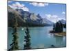 Maligne Lake, Rocky Mountains, Alberta, Canada-Hans Peter Merten-Mounted Photographic Print