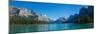 Maligne Lake with Canadian Rockies in the Background, Jasper National Park, Alberta, Canada-null-Mounted Photographic Print