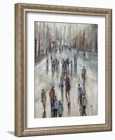 Mall Walking-Farrell Douglass-Framed Giclee Print