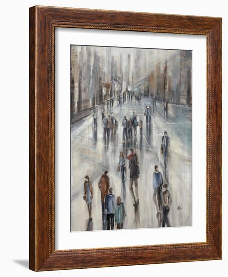 Mall Walking-Farrell Douglass-Framed Giclee Print