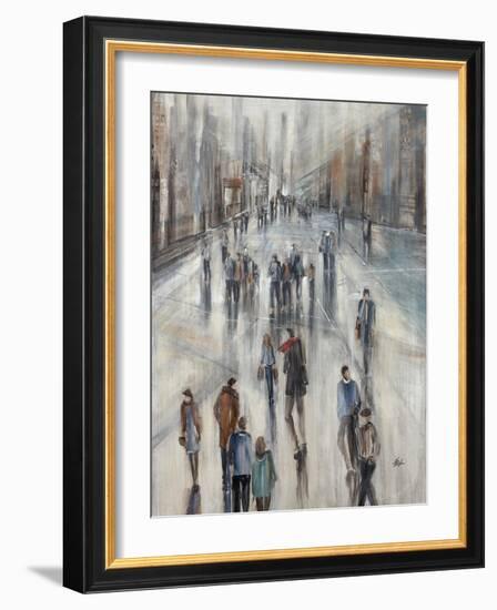 Mall Walking-Farrell Douglass-Framed Giclee Print