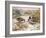 Mallards in a Quiet Corner-Carl Donner-Framed Giclee Print