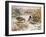 Mallards in a Quiet Corner-Carl Donner-Framed Giclee Print