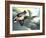 Mallards in Flight-Spencer Williams-Framed Giclee Print