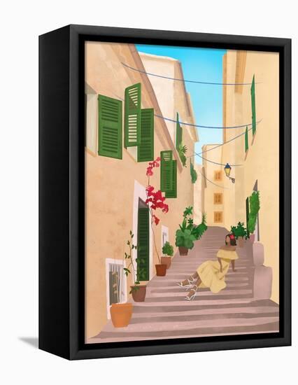 Mallorca Island-Petra Lizde-Framed Premier Image Canvas