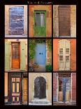 A poster featuring nine different doors of interest shot through Portugal.-Mallorie Ostrowitz-Photographic Print