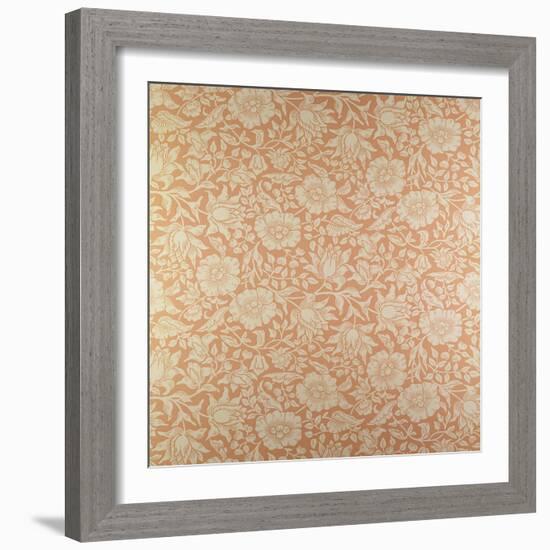 "Mallow" Wallpaper Design-William Morris-Framed Giclee Print