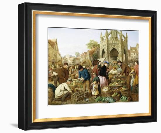 Malmesbury Market-H.C. Bryant-Framed Giclee Print