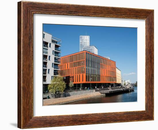 Malmo Live Concert and Congress Halls, Waterfront, Malmo, Sweden, Scandinavia, Europe-Jean Brooks-Framed Photographic Print