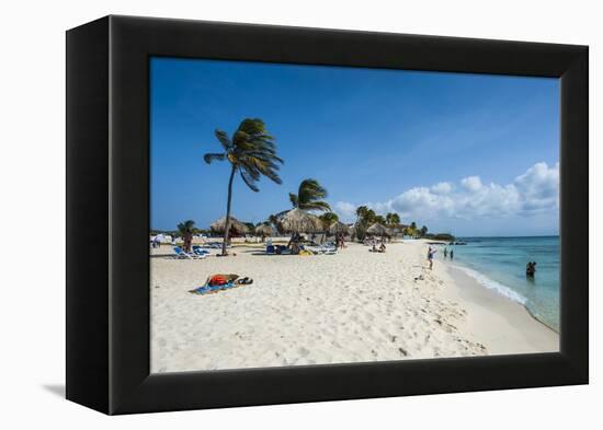 Malmuk Beac, Aruba, ABC Islands, Netherlands Antilles, Caribbean, Central America-Michael Runkel-Framed Premier Image Canvas