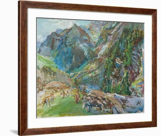 Maloja-Oskar Kokoschka-Framed Art Print