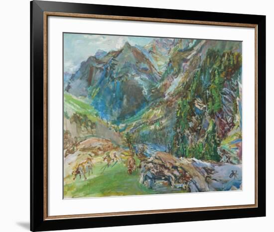 Maloja-Oskar Kokoschka-Framed Art Print