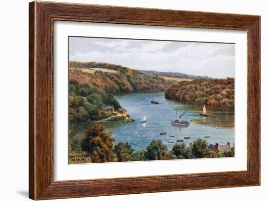 Malpas Ferry on the Fall-Alfred Robert Quinton-Framed Giclee Print