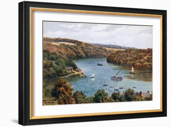 Malpas Ferry on the Fall-Alfred Robert Quinton-Framed Giclee Print