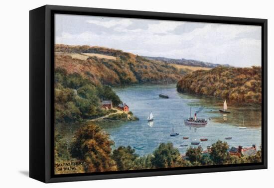 Malpas Ferry on the Fall-Alfred Robert Quinton-Framed Premier Image Canvas