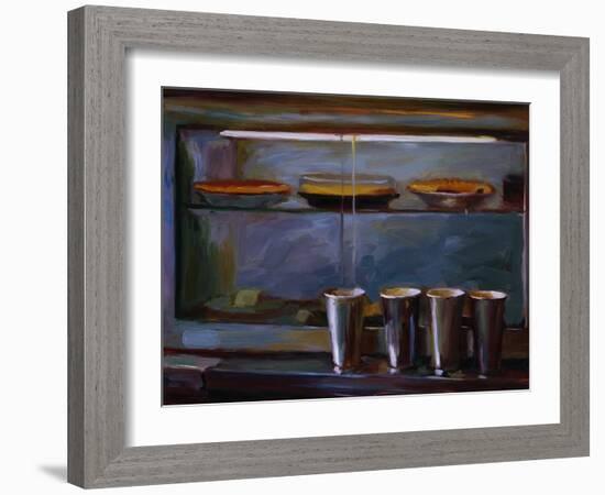 Malt Cups and Pie-Pam Ingalls-Framed Giclee Print