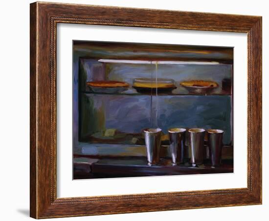 Malt Cups and Pie-Pam Ingalls-Framed Giclee Print