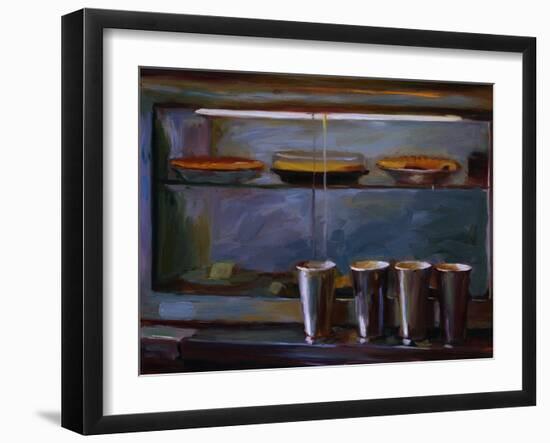 Malt Cups and Pie-Pam Ingalls-Framed Giclee Print