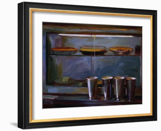 Malt Cups and Pie-Pam Ingalls-Framed Giclee Print