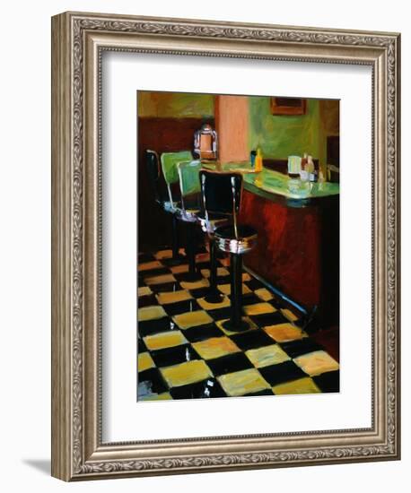 Malt Shop in Sequim-Pam Ingalls-Framed Giclee Print