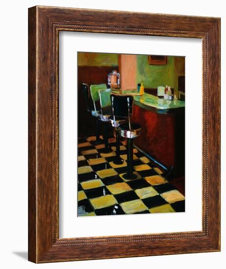 Malt Shop in Sequim-Pam Ingalls-Framed Giclee Print