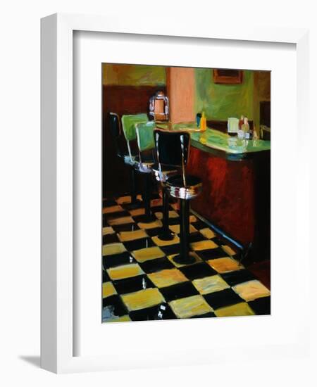 Malt Shop in Sequim-Pam Ingalls-Framed Giclee Print