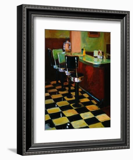 Malt Shop in Sequim-Pam Ingalls-Framed Giclee Print