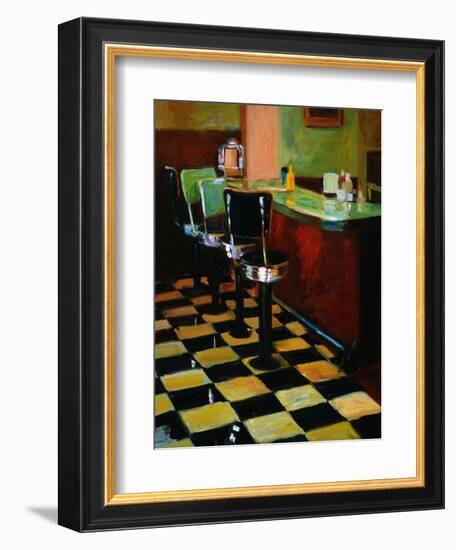 Malt Shop in Sequim-Pam Ingalls-Framed Giclee Print