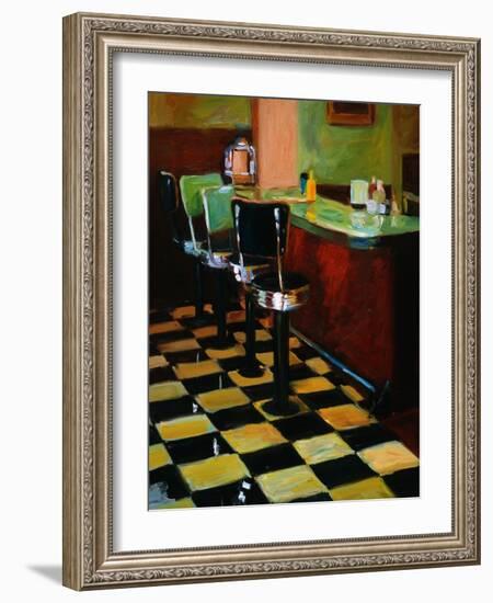 Malt Shop in Sequim-Pam Ingalls-Framed Giclee Print