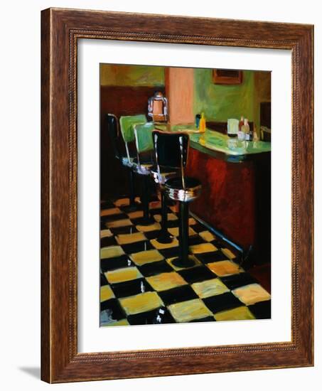 Malt Shop in Sequim-Pam Ingalls-Framed Giclee Print