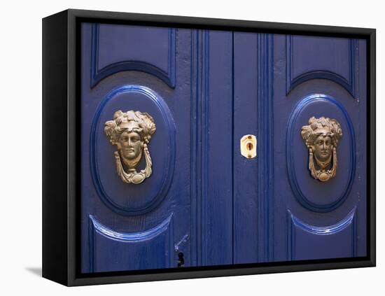 Malta, Europe, Ornamental Door Knobs Found on an Old House in Rabat-Ken Scicluna-Framed Premier Image Canvas