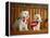 Maltese Dogs Wearing the American Flag-Karen M^ Romanko-Framed Premier Image Canvas