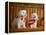 Maltese Dogs Wearing the American Flag-Karen M^ Romanko-Framed Premier Image Canvas