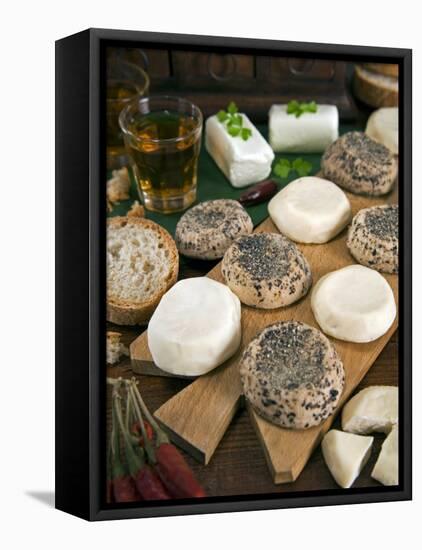 Maltese Goat Cheese, Malta, Europe-Tondini Nico-Framed Premier Image Canvas