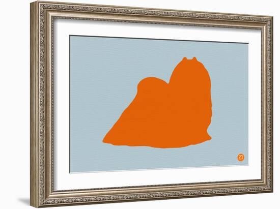 Maltese Orange-NaxArt-Framed Art Print