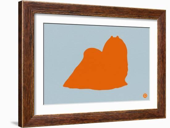 Maltese Orange-NaxArt-Framed Art Print